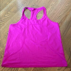 Lululemon Athletica Pink Fitted Tank Top